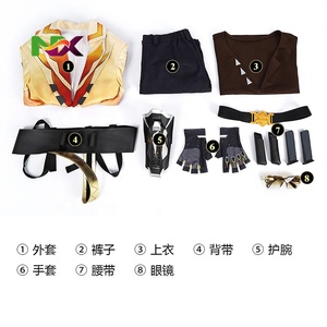 Costume de <span class=keywords><strong>cosplay</strong></span> <span class=keywords><strong>Valorant</strong></span> Tejo Titanfox, ensemble de tenue de jeu pour hommes 5599 - Product Image 6