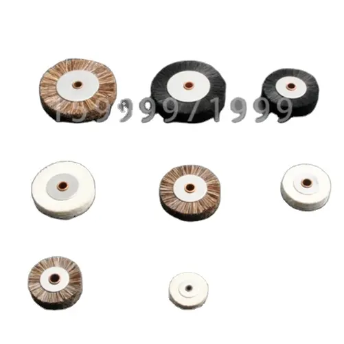 10 Pieces Komori Ryobi Printing Machine Black Metal Core Brush Wheel 61*13*6 45*11*6 Brown White Brush Wheel