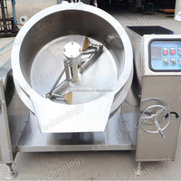 Marmite De Cuisine Inclinable Multi-Usage 400L | Bouilloire à Gaine de Gaz avec Agitateur | Machine de Cuisson Commerciale pour Soupe, Ragoût, Pâtes