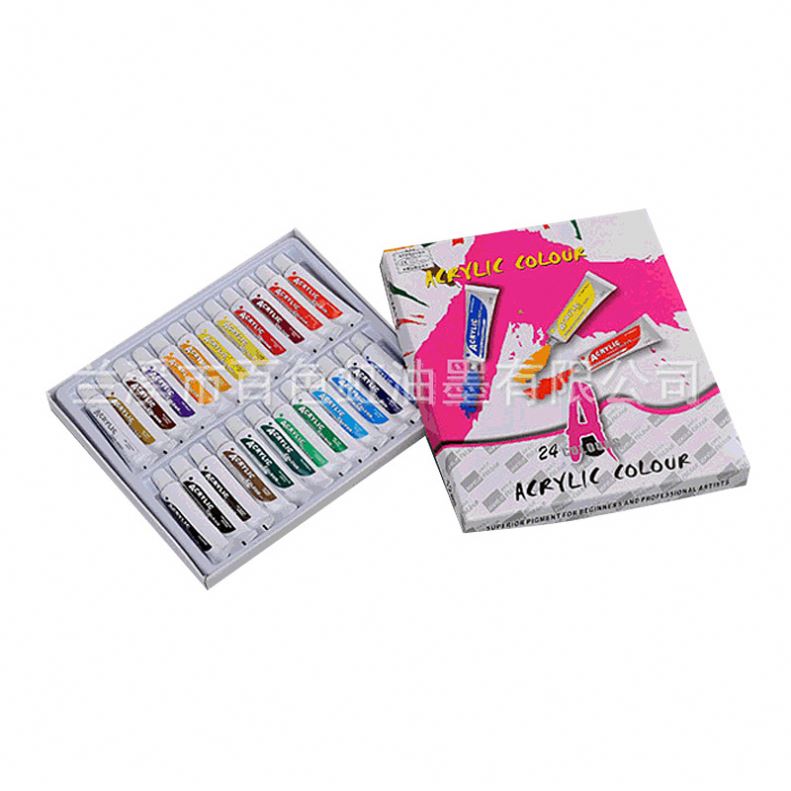 6 видов цветов 12 мл Краска гуашь цвета набор для акварельной гуашь акриловой живописи для живопись на холсте