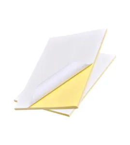 Bìa chất liệu có thể in 210mmx297mm Trắng Matte dính paper100sheets đầy đủ tấm in phun dán A4 giấy viết