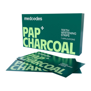Tiras Blanqueadoras de Dientes con Carbón Vegetal Medcodes Pap, 7 Aplicaciones - Product Image 2