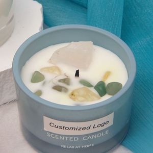 Velas Aromáticas de Soja Modernas de Lujo con Etiqueta Privada al por Mayor, Ecológicas, sin Llama, para Decoración del Hogar, en Frasco de Vidrio - Product Image 1