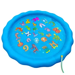 Infantil inflável spray de água almofada, equipamento inflável de respingo para piscina de brinquedos