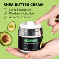 Crème pour le visage à l'acide hyaluronique au beurre de karité naturel de marque privée soin de la peau hydratant anti-âge lotion hydratante pour le visage