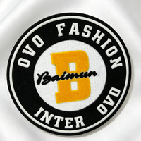Badge thermocollant de qualité supérieure, flocage Tatami, patch de club de football, étiquette de marque douce au toucher pour maillots