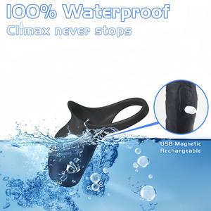 Vibrerende penishoes & <span class=keywords><strong>ring</strong></span>, seksspeeltjes voor mannelijke koppels met G-spot stimulatie - Product Image 5