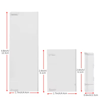 Housse en plastique anti-poussière 3 en 1 pour console de jeu N Wiis, étui SD NGC, porte de fente mémoire pour Wiis