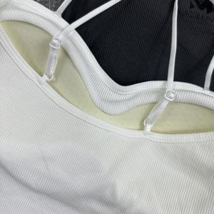 OEM personnalisé Yoga Fitness débardeurs entraînement léger femmes nouveau minceur col rond coupe <span class=keywords><strong>fixe</strong></span> beauté dos soutien-gorge poitrine enveloppement - Product Image 4