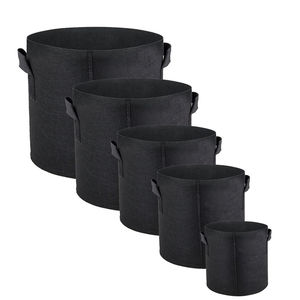 Bac de culture de légumes, pot de semis pour arbres, pot de fleurs en tissu, 100 gallons, 1 2 3 5 10 15 gal - Product Image 1