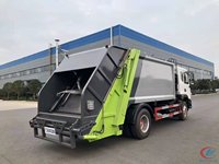 Camion Compacteur de Déchets 4x2 Direct Usine 10m³ – Camion de Collecte des Déchets Compacté pour l'Assainissement