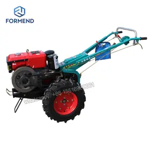 Bauernhof diesel hand walking traktor motocultor 10hp power tiller wandern traktor MIT ROTARY TILLER