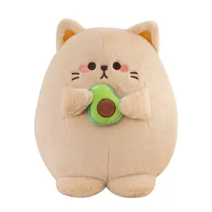 Özelleştirilmiş yeni toptan sıcak satış avokado kedi bebek ticaret sevimli kedi peluş oyuncak fare sıçan bebek eşlik uyku ve hediye