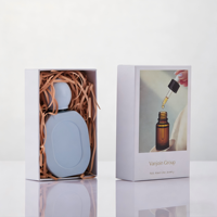 Boîte cadeau en carton rigide recyclable avec fenêtre transparente en PET, personnalisable avec logo imprimé, pour ensemble cosmétique ou œuvres d'art faites à la main
