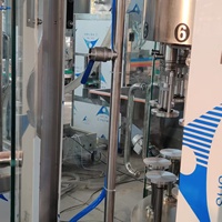 Machine automatique de remplissage d'eau en bouteille de verre, petite machine de remplissage à chaud de jus de fruits en bouteille de verre