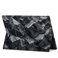 Autocollant de protection en PVC pour tablette Microsoft Surface Pro 5, étui de protection imperméable brillant à motif géométrique