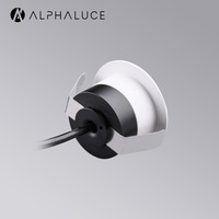 Lumière LED encastrée murale extérieure ronde pour escalier, étanche IP65, avec capteur de mouvement pour contrôleur