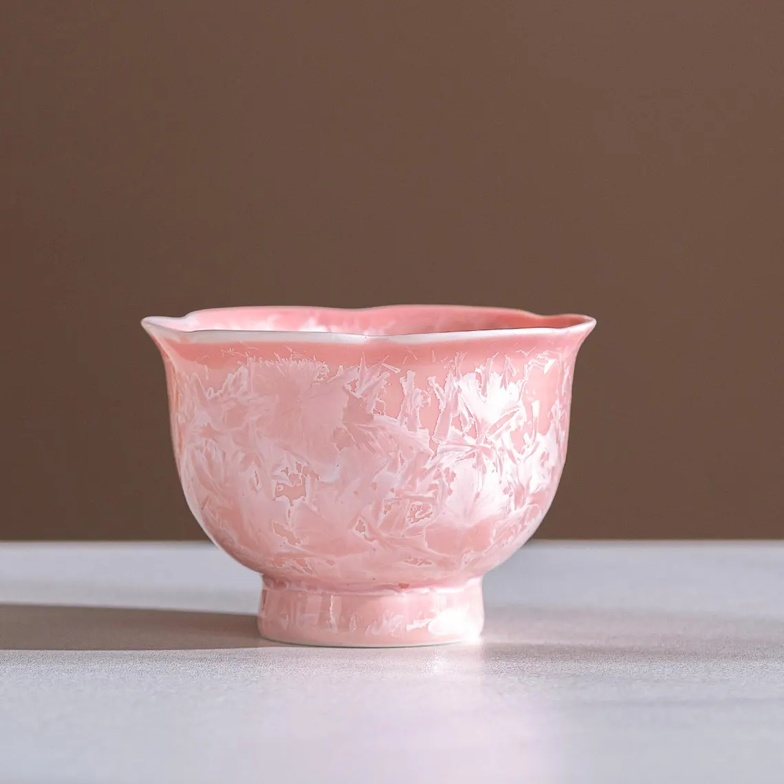 taza rosa