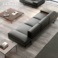 Ensemble Canapé Sectionnel Modulaire en Cuir Moderne pour Bureau, Salon d'Attente ou Zone de Réception, Canapés d'Attente en PU pour Salon, Mobilier Commercial Professionnel
