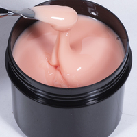 Gel de construction dur 1KG sans HEMA ni TPO pour extension d'ongles UV/LED OEM - Facilement dissolvable, tenue 30-45 jours