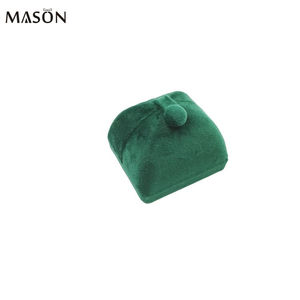 Boîte d'emballage de bijoux à double anneau vert ouvert collier bracelet boîte de bijoux basse quantité minimale de commande avec logo personnalisé boîte de <span class=keywords><strong>prix</strong></span> d'usine - Product Image 6