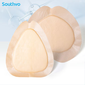 Harga grosir sekali pakai medis tahan air perbatasan perekat besar merekat sendiri busa silikon lembut penutup - Product Image 1