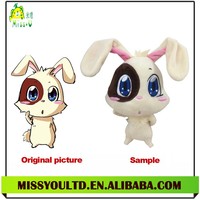 Peluche en polyester fabriquée sur mesure Jouet en peluche Animal en peluche Figure Plushie Créez votre propre design personnalisé