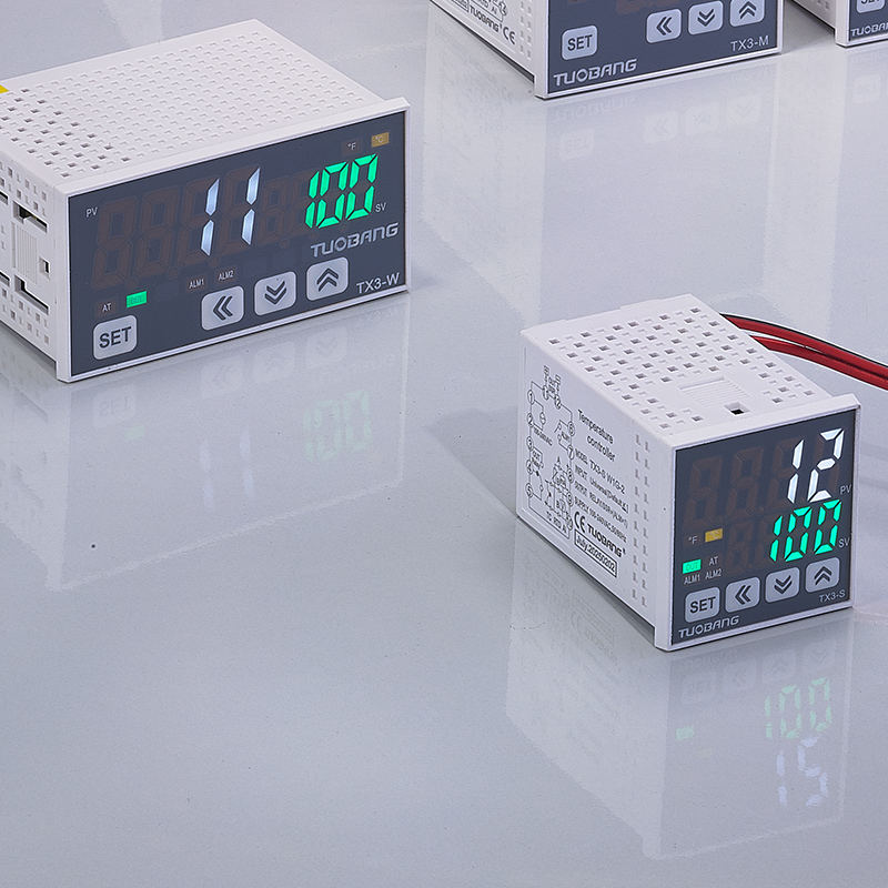 LED HD Display PID Thermostat TX3-S/M/H/L/W AB Relay/Solid State Output Two Alarm Industrial Smart Temperature OEM/ODM