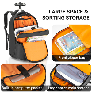 <span class=keywords><strong>Mochila</strong></span> de viaje para equipaje de mano con <span class=keywords><strong>ruedas</strong></span> <span class=keywords><strong>Mochila</strong></span> de viaje con <span class=keywords><strong>ruedas</strong></span> - Product Image 2