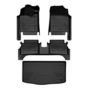 Alfombrillas de Coche de Lujo 5D Personalizadas para Todo Clima, Juego Universal de 3/4 Piezas de TPE para Kia Morning - Product Image 1