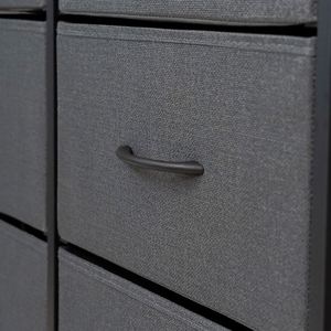 Commode autoportante moderne en tissu pour salon, durable, avec panneaux en MDF et acier inoxydable, en pin, disponible en plusieurs couleurs – Fournisseur en gros - Product Image 5