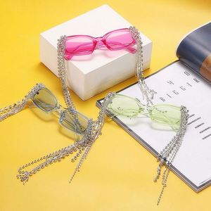 แว่นกันแดดแฟชั่นขายดีปี 2020 ป้องกันรังสียูวี 400 ประดับเพชรสำหรับผู้หญิง กรอบเล็ก แว่นกันแดดทรงสี่เหลี่ยมสำหรับผู้ชาย - Product Image 6