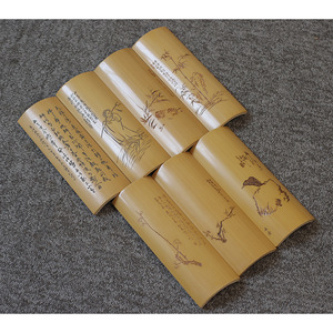 Cuchara de Té de Bambú Tallada a Mano, Pulida a Espejo, Forma Plana, Origen Anji, Accesorio para Ceremonia del Té, Artículo Coleccionable - Product Image 1