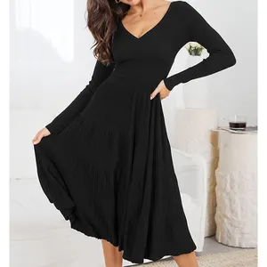 Kadın moda Casual Maxi elbiseler, kısa kollu Sundress düz renk gevşek bayanlar uzun elbise yaz plaj Maxi elbise/
