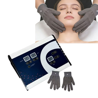 Appareil de massage micro-courant portable pour les mains, avec prise EU/UK/JP, pour raffermissement cutané, anti-rides, rajeunissement de la peau et drainage lymphatique