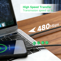 Câble USB4 C WISTAR Factory 8k 240w Type C, câbles de charge rapide et de transfert de données 40 Gbps pour téléphones Android et PC