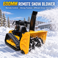 Souffleuse à neige sur chenilles de qualité supérieure pour l'hiver, 800 mm, robuste, commerciale, télécommandée