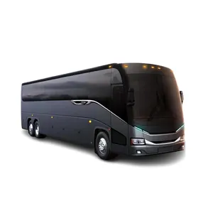 Diskon 14M Tenaga Diesel 10 Roda Euro 3 Kemudi Kiri Badan Konstruksi Unit 60 + 1 Kursi Penumpang Mewah Coach Bus