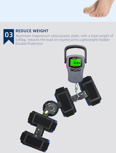 घुटने के दर्द से राहत के लिए साइड स्टेबलाइजर्स के साथ कस्टम नेफ्रोन स्पोर्ट हिंग ब्रेस - Product Image 5