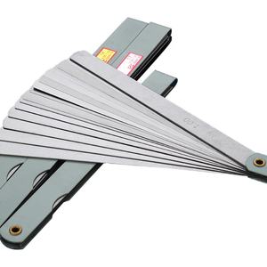 Длина 100 мм 150 мм 200 мм 300 мм 500 мм 1000 мм стальной щупа датчик 0,02 до 1,0 мм t 0,02-1,0 мм Толщиномер инструмент - Product Image 1