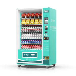 Mesin penjual otomatis anti-maling dan keamanan mesin penjual otomatis murah untuk minuman dan makanan ringan