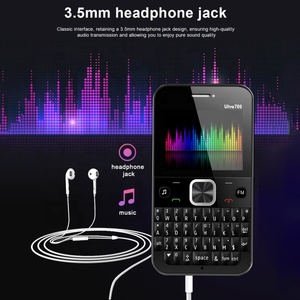 2G Tính Năng Điện Thoại Với <span class=keywords><strong>NFC</strong></span> 2.4 "HD Màn Hình Lớn 4 Sim Thẻ Tuổi Thọ Pin Dài Thiết Kế Gồ Ghề Bàn Phím QWERTY Mở Khóa Cơ Bản Điện Thoại - Product Image 5