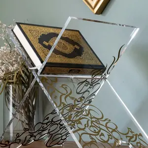 OEM acrylic quran holder wholesale quran stand clear acrylic stand for quran