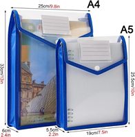 Carpeta y Bolsa para Archivos de Gran Capacidad, Resistentes al Agua, Material PP A4/A5, Impresión UV, Colores Personalizados, Almacenamiento de Papelería Duradero