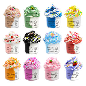 Kit de slime crème glacée, deux couleurs mélangées, colle mousse, boue de coton, jouet DIY, fournitures de colle non toxique pour enfants, filles et garçons, 70ML - Product Image 2