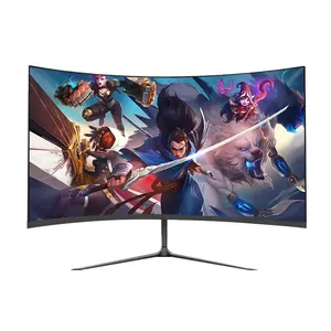 Moins cher nouveau écran d'ordinateur full HD en ligne LCD écran incurvé <span class=keywords><strong>24</strong></span> 27 32 <span class=keywords><strong>pouces</strong></span> 75HZ ordinateur de bureau moniteur de bureau de jeu - Product Image 5