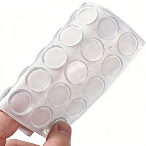 Offre Spéciale : Patins Tampons Adhésifs en Silicone pour Réfrigérateur, Anti-Collision, Butée de Porte, Protection Murale Transparente pour Armoire - Product Image 5