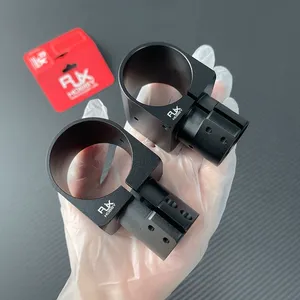 RJXHOBBY RJX4141 Conector de tren de aterrizaje de aleación de aluminio de tres vías de 30 mm a 40/45/50 mm, abrazadera de tubo negra para dron - Product Image 6