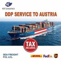 Agent maritime professionnel pour l'Autriche, service logistique, transitaire Chine-Linz, fret maritime FCL LCL, service DDP