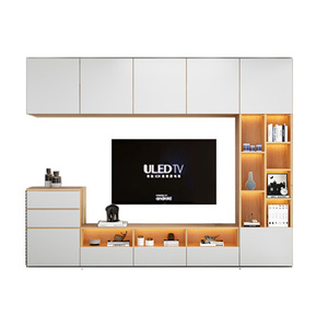 Meuble TV portable, unité de rangement moderne, design luxueux pour le salon, support TV - Product Image 6